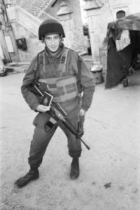 American volunteer IDF soldier, Hebron